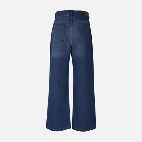 WOMEN BAGGY WIDE PANT JEANS