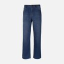 WOMEN STRAIGHT MID WAIST PANT JEANS