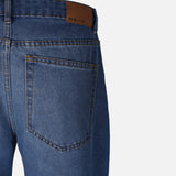 WOMEN STRAIGHT MID WAIST PANT JEANS