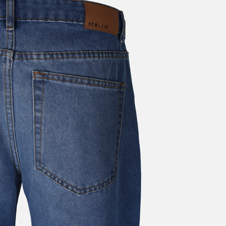 WOMEN STRAIGHT MID WAIST PANT JEANS