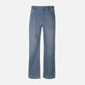 WOMEN STRAIGHT MID WAIST PANT JEANS