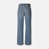 WOMEN STRAIGHT MID WAIST PANT JEANS