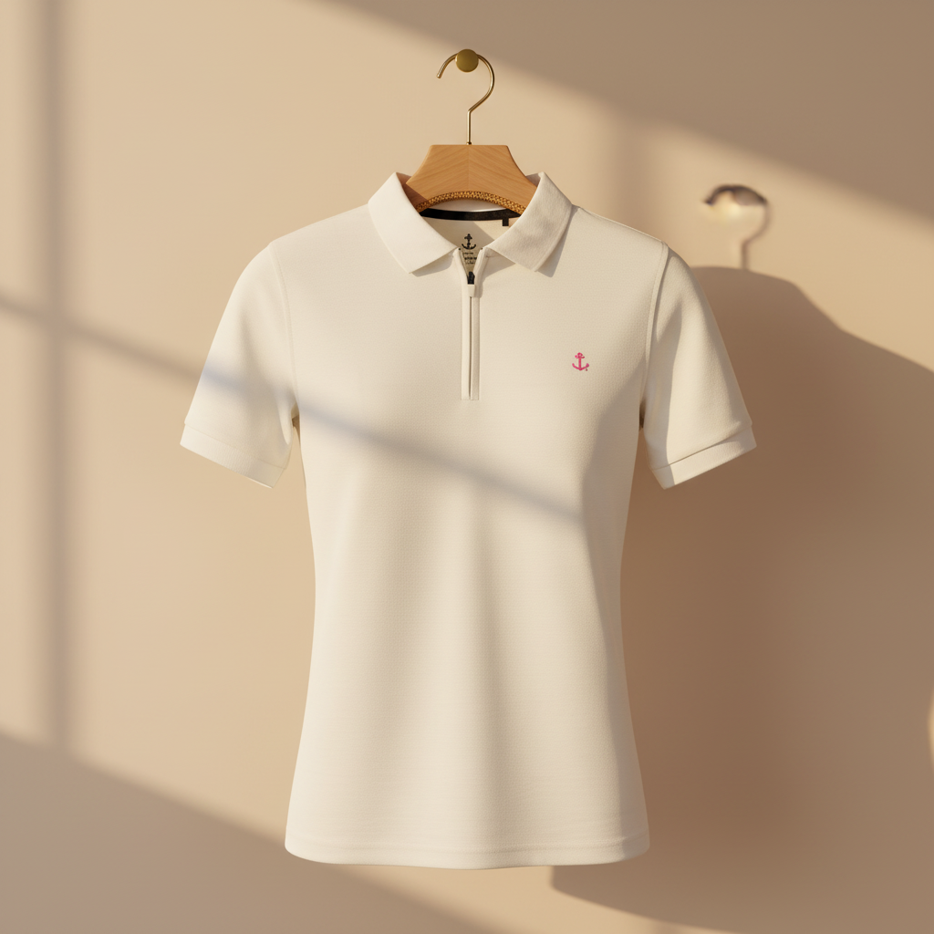 Women Basic Athleisure Polo T-Shirt
