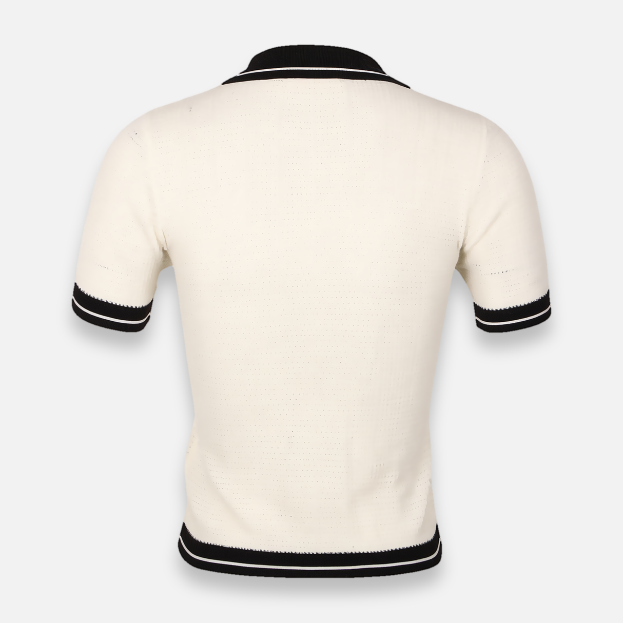 Women Knitted Polo T-Shirt Short Sleeve