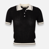 Women Knitted Polo T-Shirt Short Sleeve