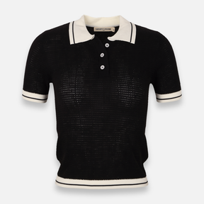 Women Knitted Polo T-Shirt Short Sleeve