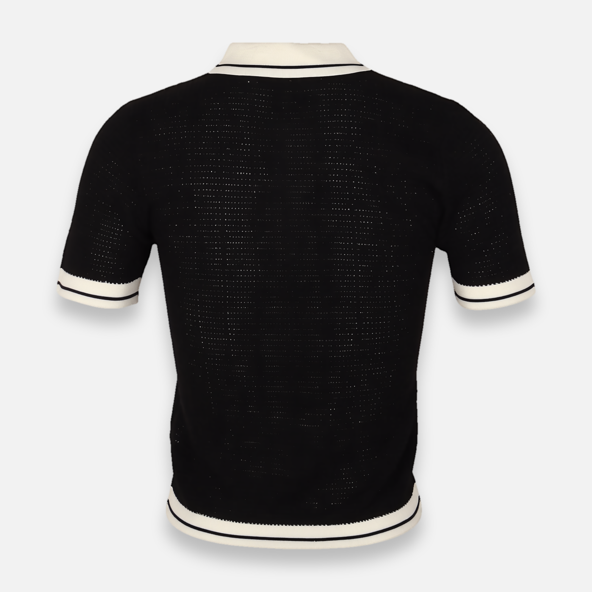 Women Knitted Polo T-Shirt Short Sleeve