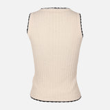 Women Crochet Knit Sleeveless Top