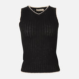 Women Crochet Knit Sleeveless Top