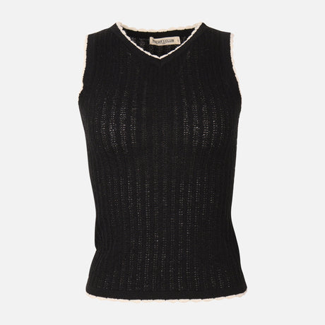 Women Crochet Knit Sleeveless Top
