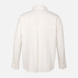 Women Oversize Lace Pocket Shirt
