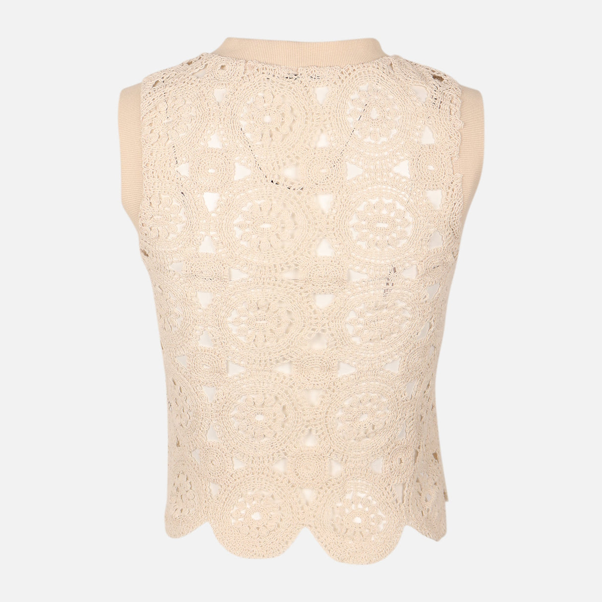 Women Crochet Sleeveless Top