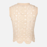 Women Crochet Sleeveless Top