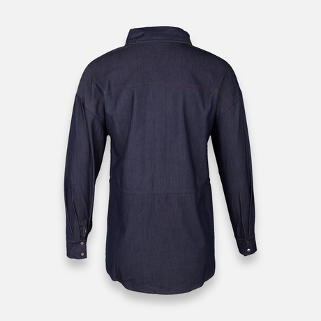 Women Shirt Denim Long Sleeve