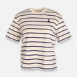 Women Loose Fit Striped T-Shirt