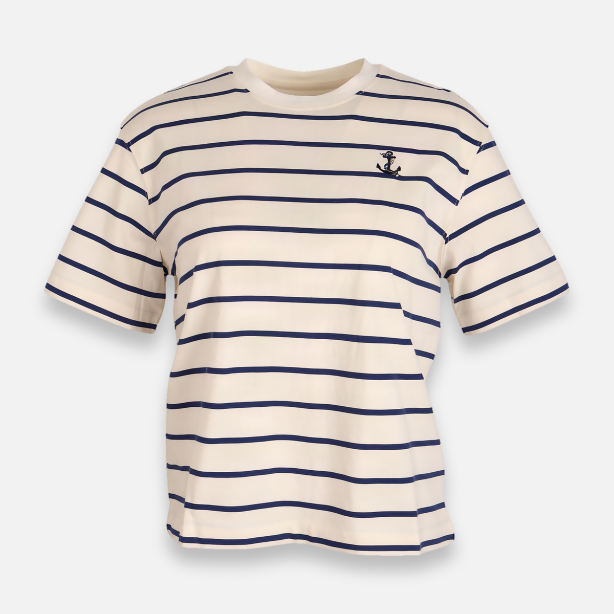 Women Loose Fit Striped T-Shirt