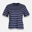 Women Loose Fit Striped T-Shirt