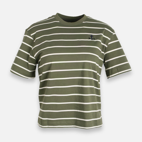 Women Loose Fit Striped T-Shirt