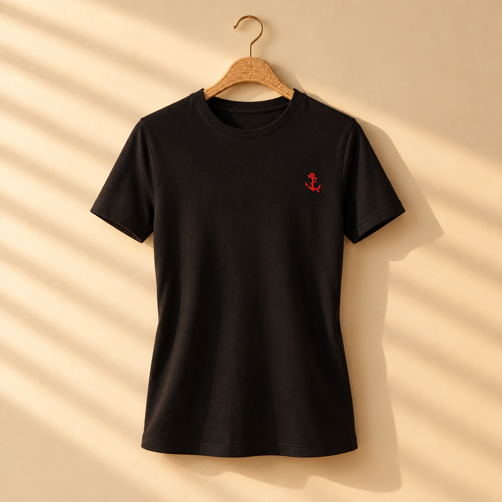 Women Basic Modal Blend Scoop Neck T-Shirt