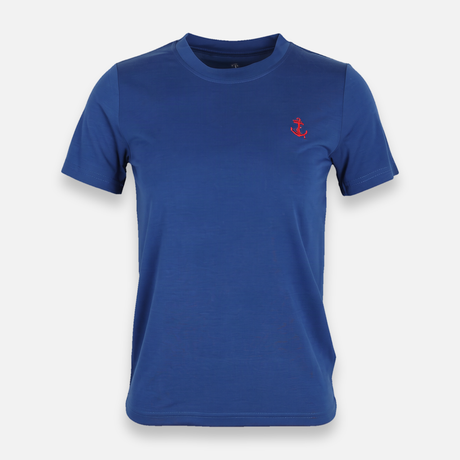 Women Basic Modal Blend Scoop Neck T-Shirt