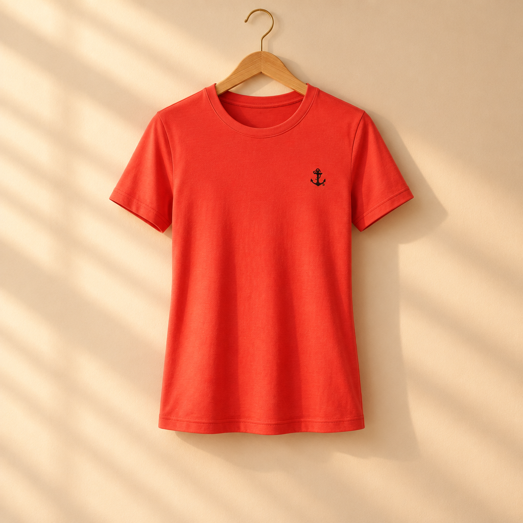 Women Basic Modal Blend Scoop Neck T-Shirt