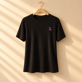Women Basic Modal Blend Crew Neck T-Shirt
