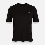 Women Basic Modal Blend Crew Neck T-Shirt