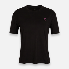 Women Basic Modal Blend Crew Neck T-Shirt