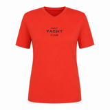 Women Basic V-Neck Short Sleeve T-Shirt
