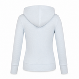 Women Waffle Zip-Up Hoodie