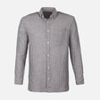 Men Woven Plain Short Sleeve Shirt 