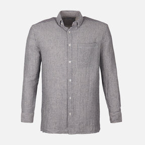 Men Woven Plain Short Sleeve Shirt 