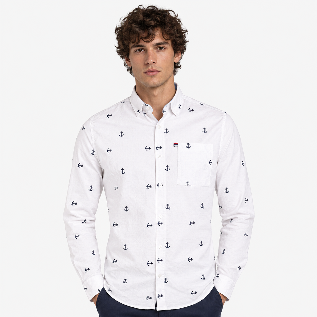 Men Aop Shirt Long Sleeve