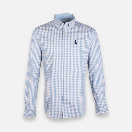 Men Check Shirt Long Sleeve