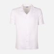 Men Woven Plain Short Sleeve Shirt 