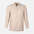 Men Woven Plain Short Sleeve Shirt 