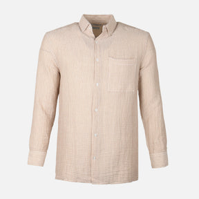 Men Woven Plain Short Sleeve Shirt 
