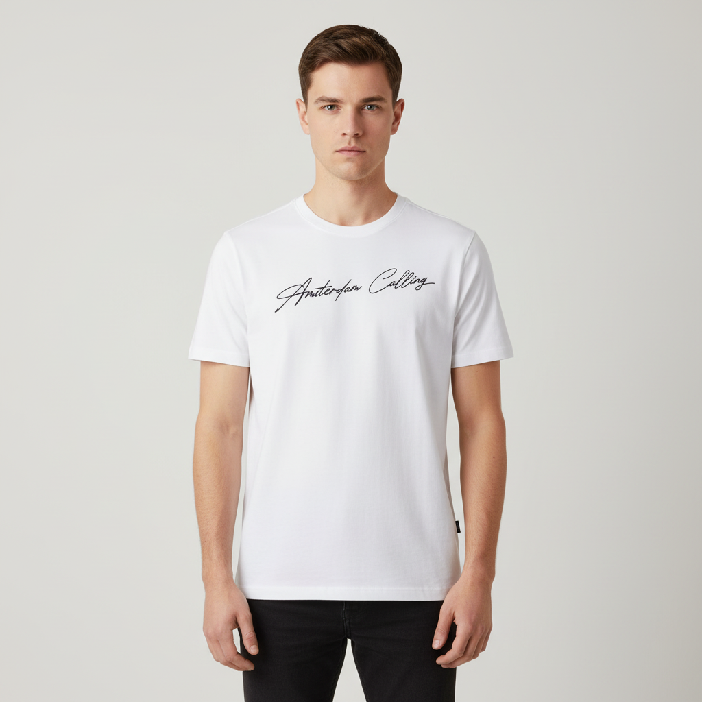 Men T-Shirt Round Neck