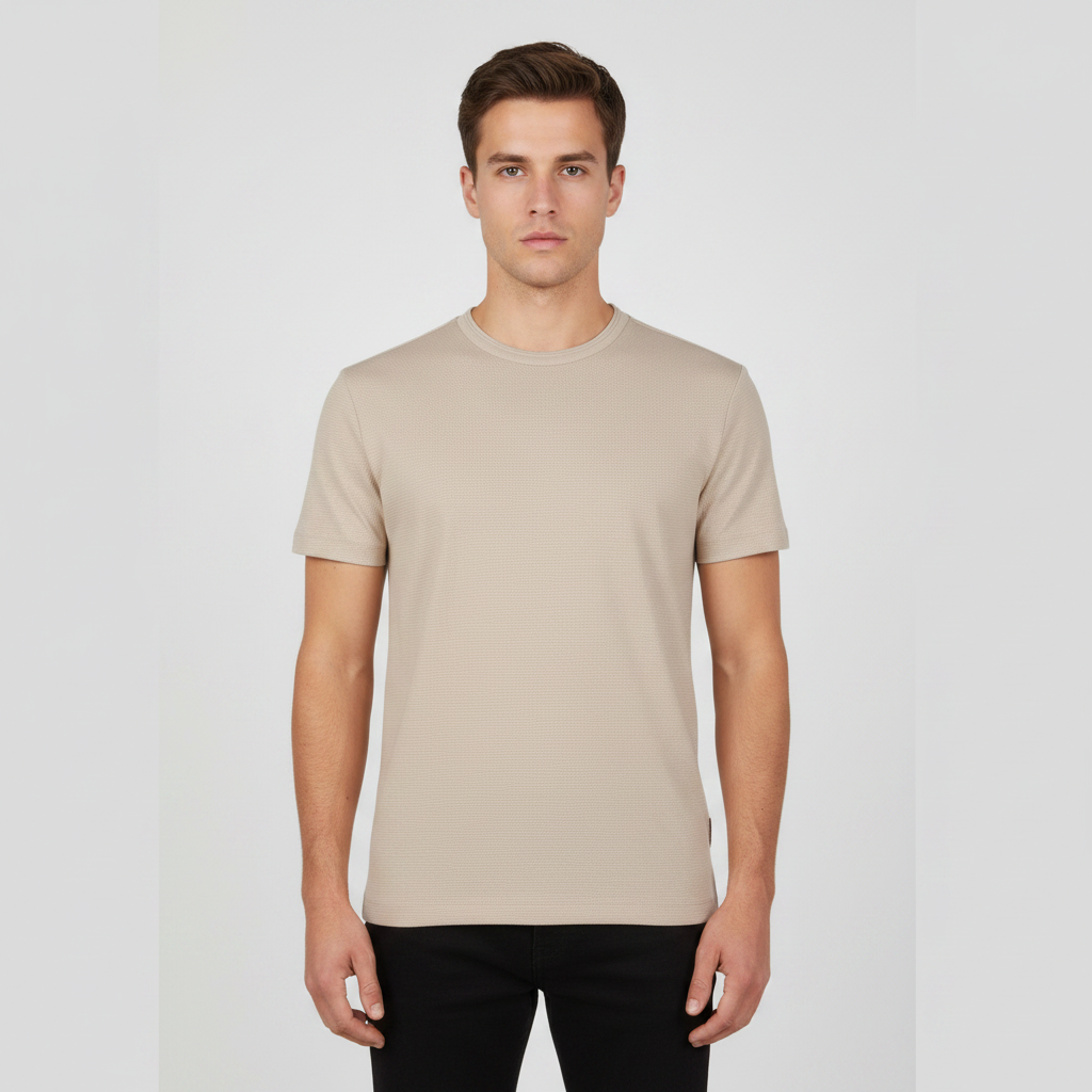 Men Basic T-Shirt Round Neck