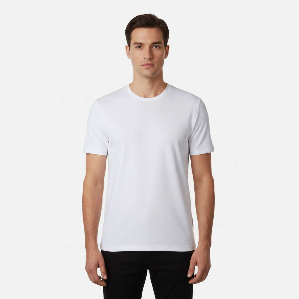 Men T-Shirt Round Neck