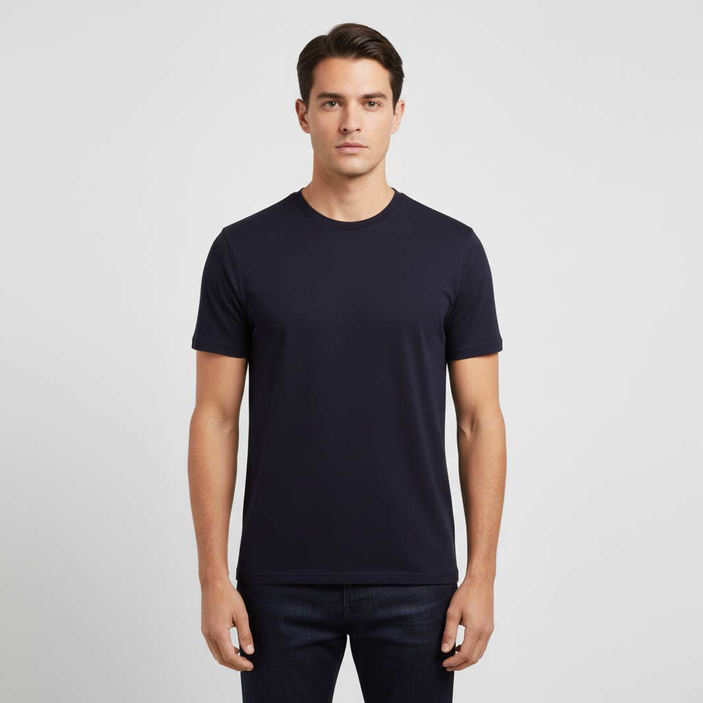 Men T-Shirt Round Neck