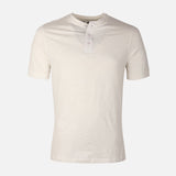 Men Basic Slub Short Sleeve Henley T-Shirt