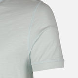 Men Basic Slub Short Sleeve Henley T-Shirt