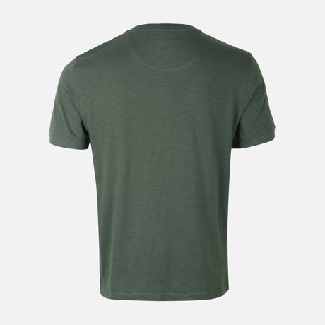 Men Basic Slub Short Sleeve Henley T-Shirt