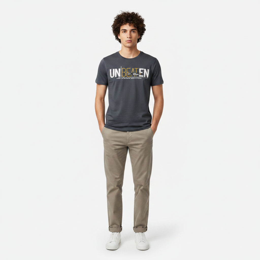 Men Bsc Graphic T-Shirt R-Neck Short Sleeve