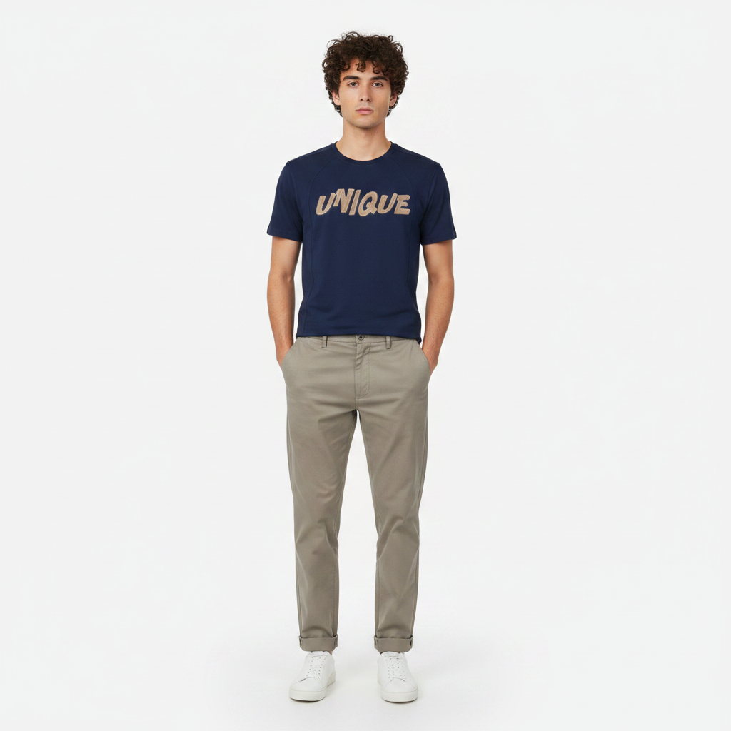 Men T-Shirt Round Neck