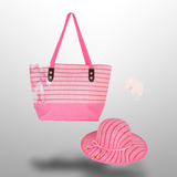 Ladies Fashion Beach Bag&Hat Set