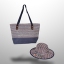 Ladies Fashion Beach Bag&Hat Set
