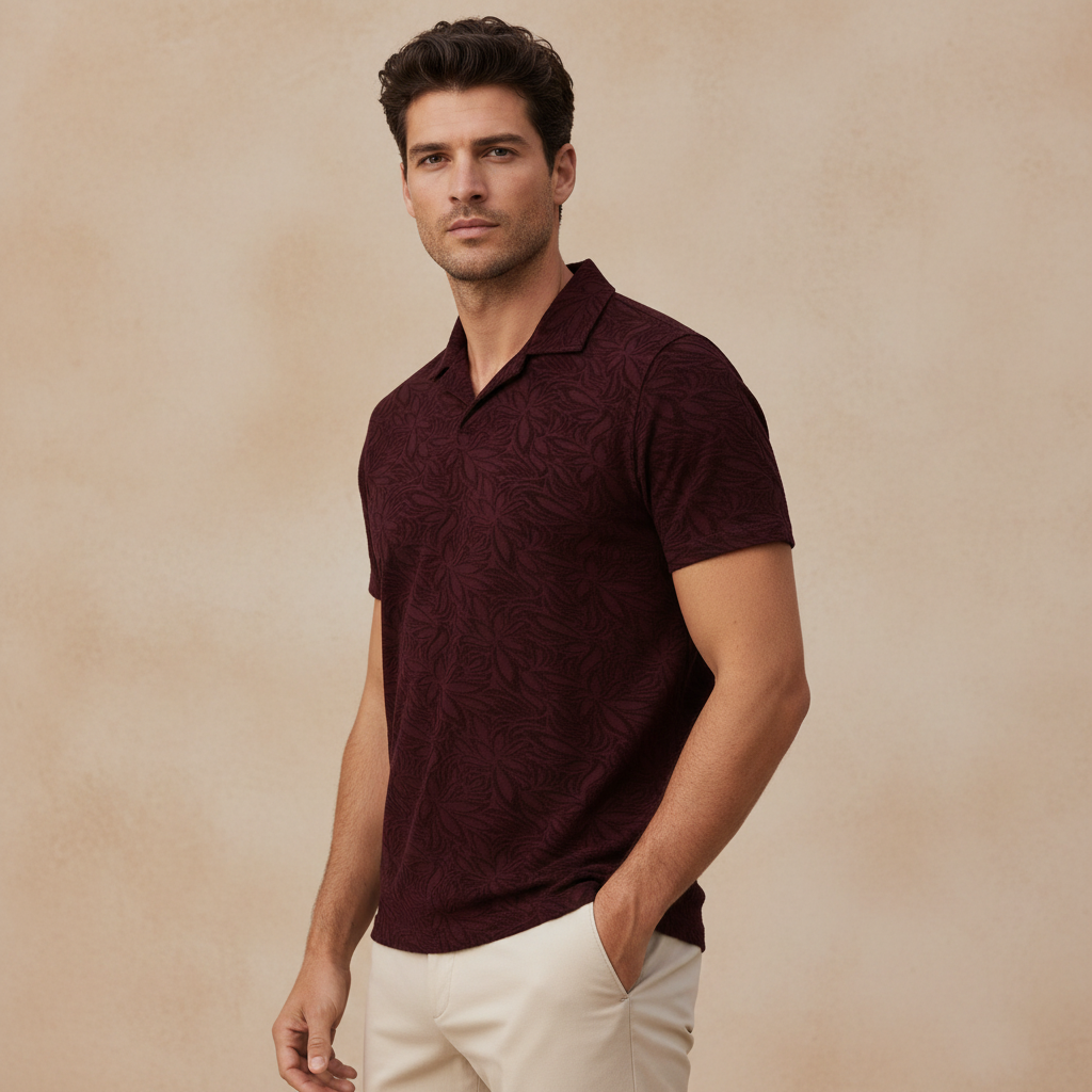 Men Shorts Sleeve Polo T-Shirt