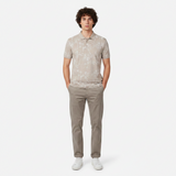 Men Casual Short Sleeve All-Over Print Polo